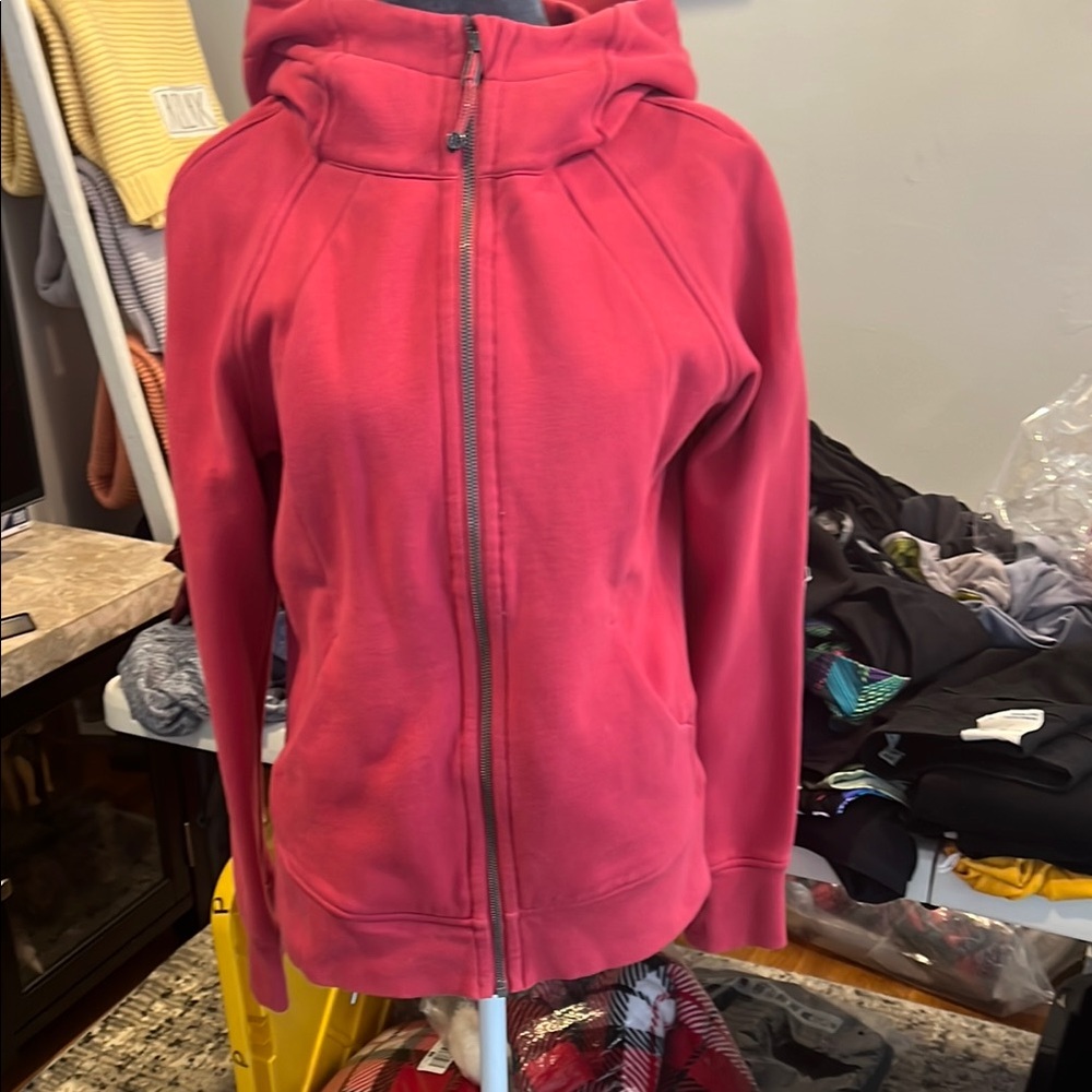 Lululemon Athletica Rose Colored Scuba Jacket